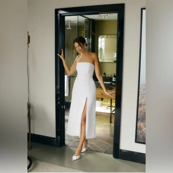 Gramercy Dress Off White - S - Picture 1 of 11